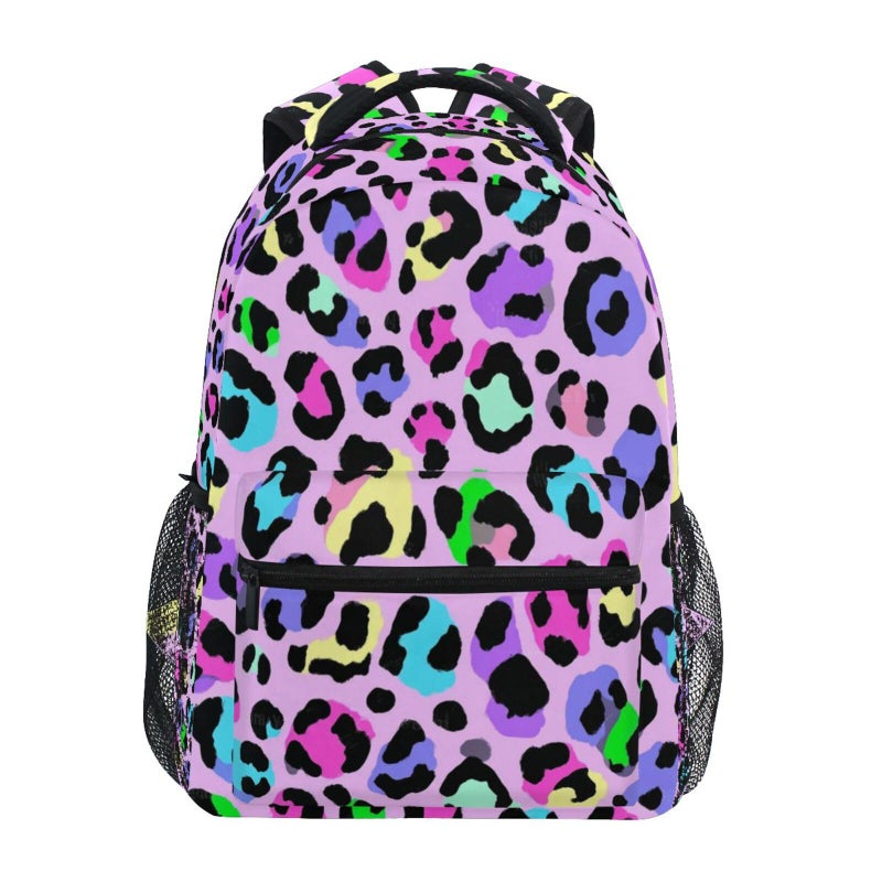 Kcldeci Red Blue Fire Dragon School Backpack Galaxy Teens Girls Boys Kids Bookbag, Monster Animal Water Resistant Elementary Travel Computer Daypack for Age 4-12 Years - Image 1